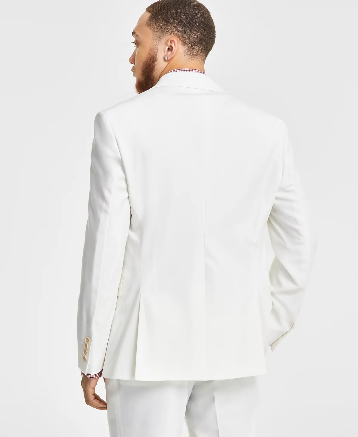 Мужской однотонный костюм классического покроя из коллекции Tayion с раздельным пиджаком 38090₽