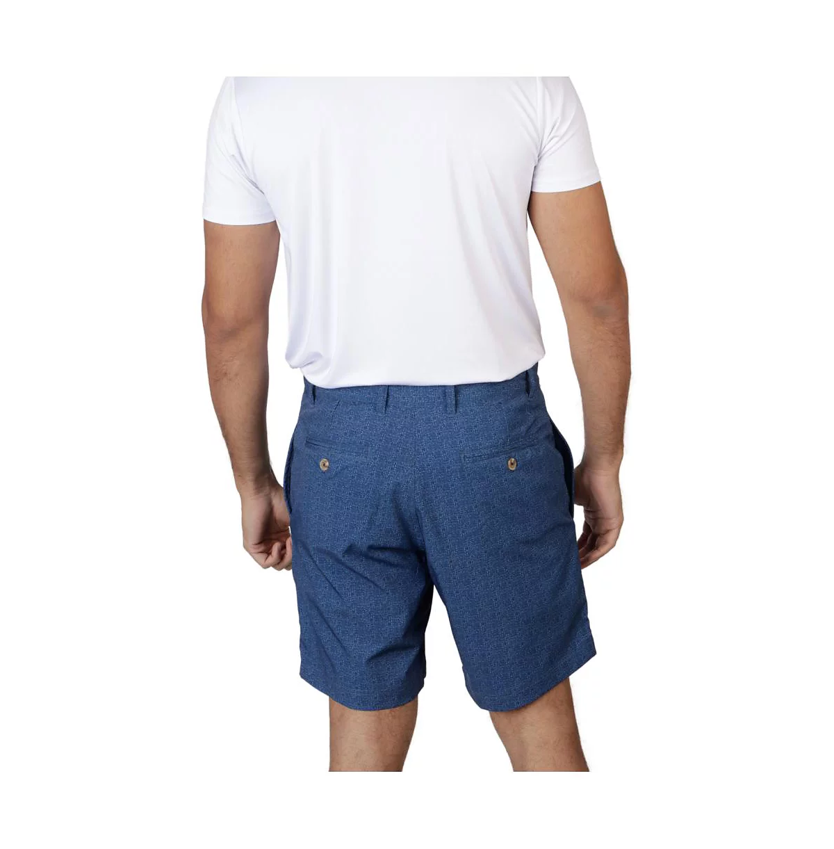 Мужские меланжевые шорты On-Fly от Tailorbyrd с контрастной отделкой 4790₽