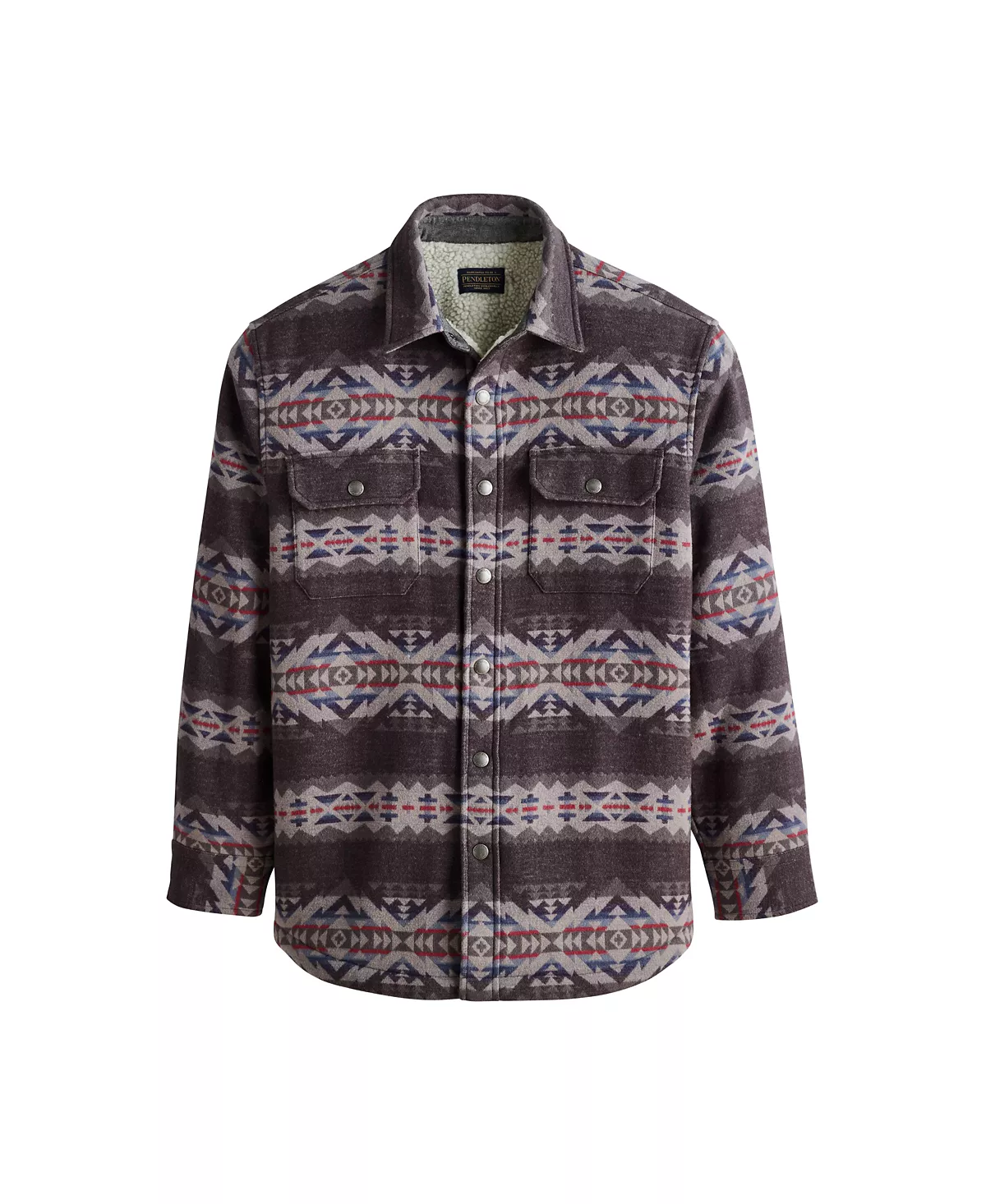 Мужская куртка-рубашка на подкладке из шерпа 34090₽