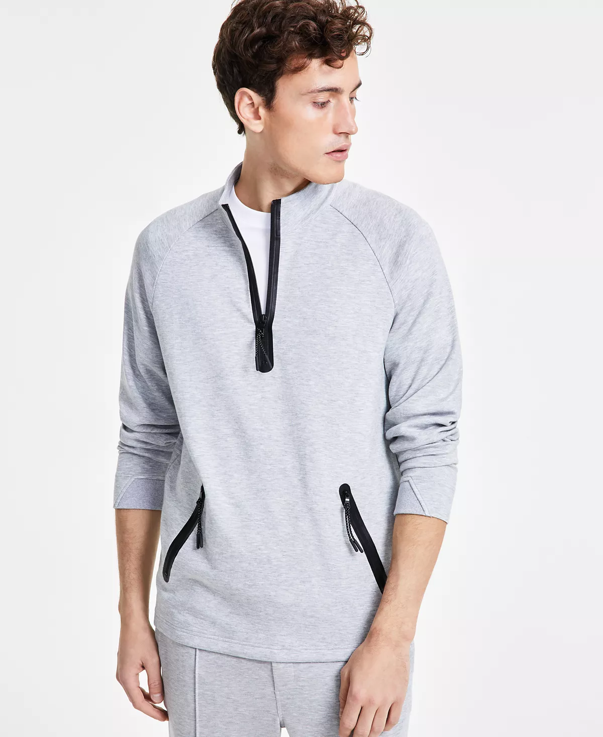 Мужская толстовка Alfatech с застежкой на четверть молнии эксклюзивно в Macys 8090₽