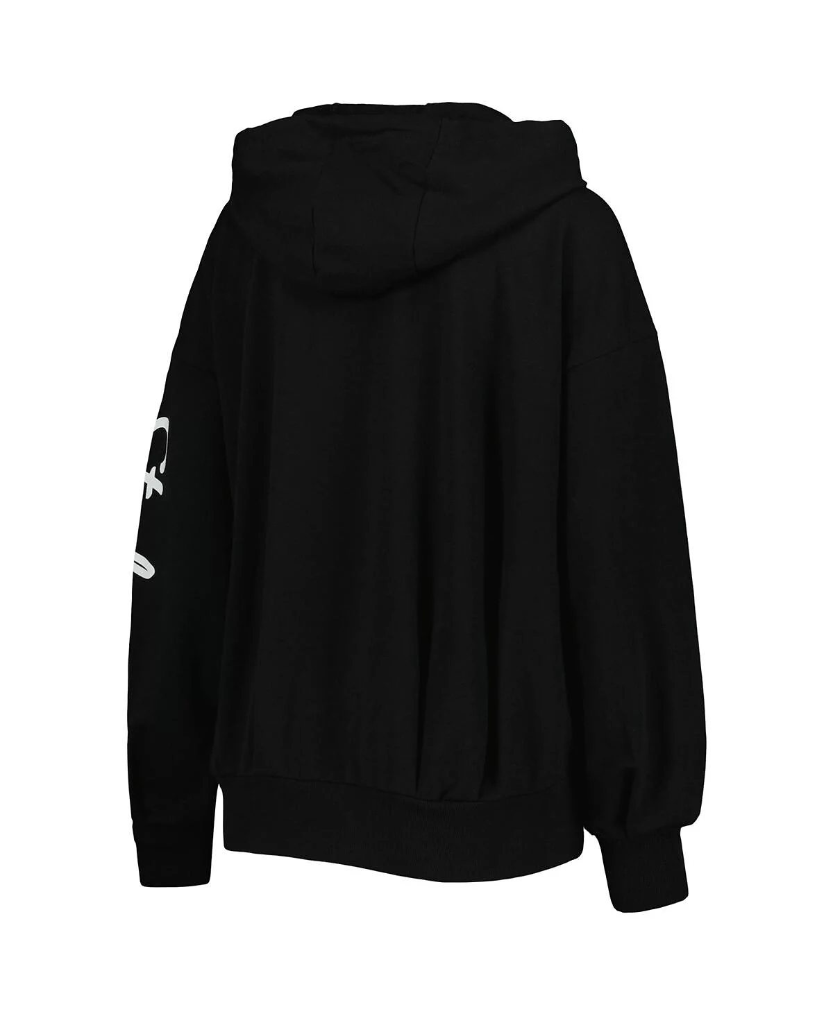 Женская легкая толстовка MSX от Michael Strahan черного цвета Pittsburgh Steelers Emerson с капюшоном на молнии 10790₽