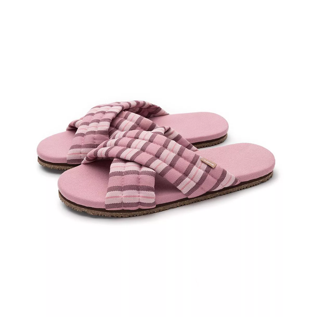 Женские тапочки Artisan со стеганым перекрестным ремешком домашняя обувь для помещений и улицы 3790₽