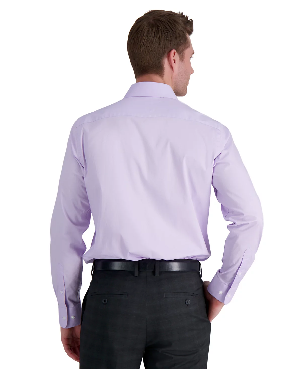 Мужская рубашка премиум-класса Haggar классического покроя, комфортная для мужчин