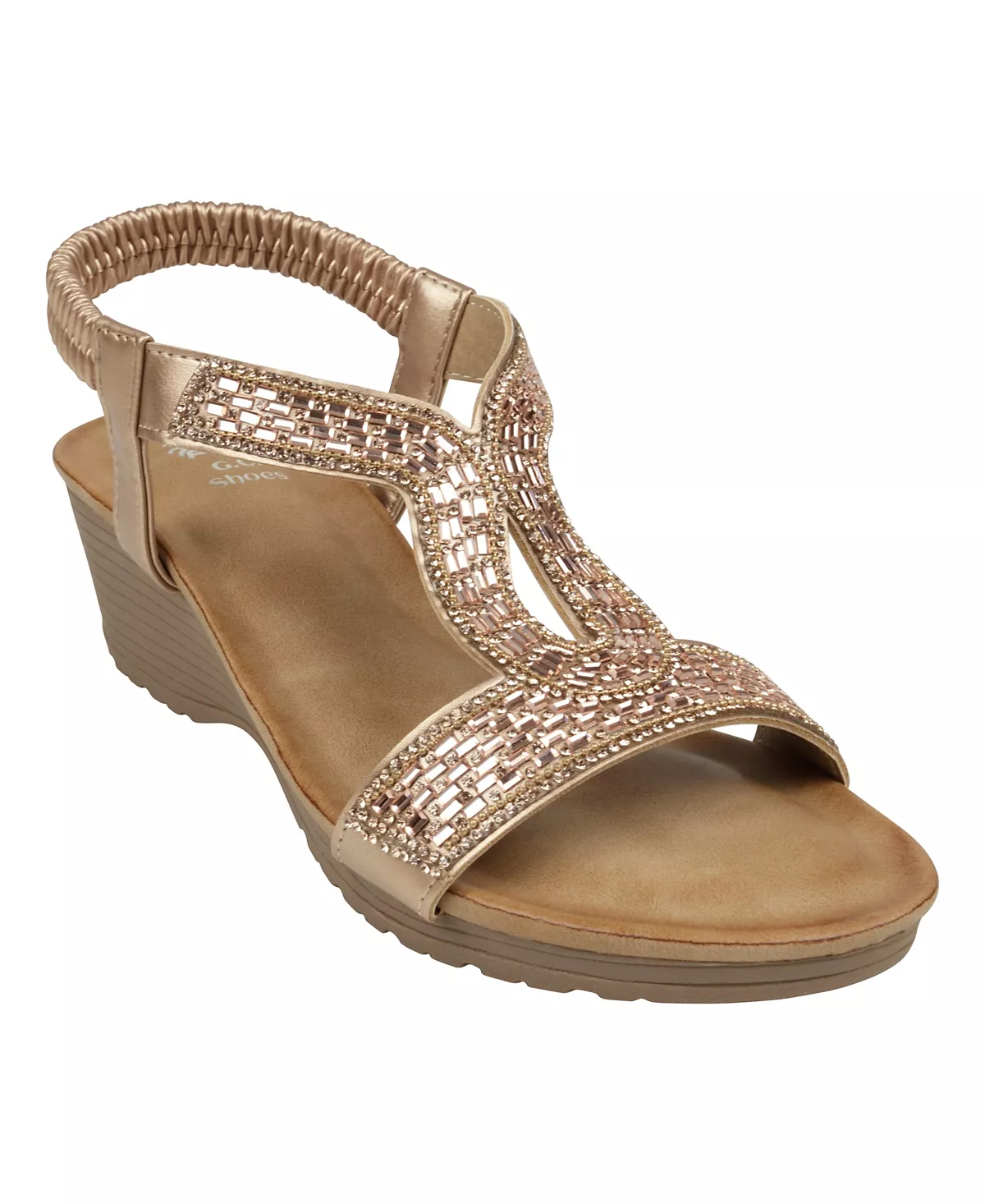 Женские босоножки на танкетке Celestia украшенные вырезами и ремешками на заднике 11390₽