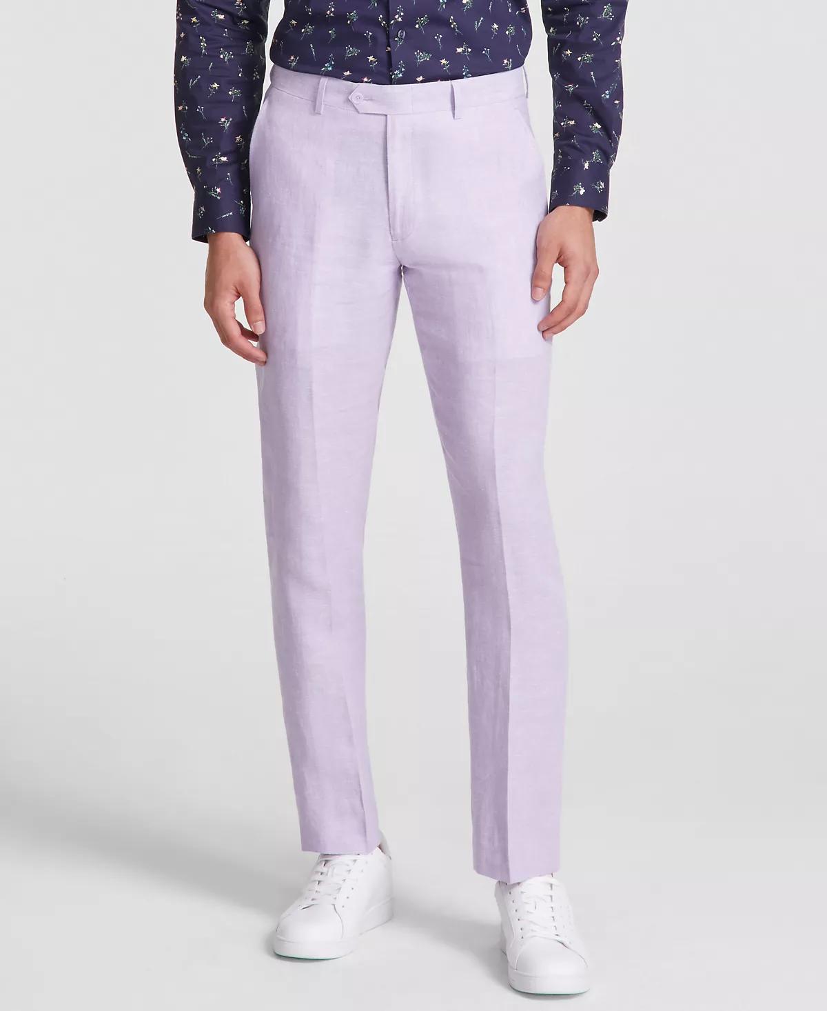 Мужской приталенный раздельный костюм из 100 льна созданный для Macys 8790₽