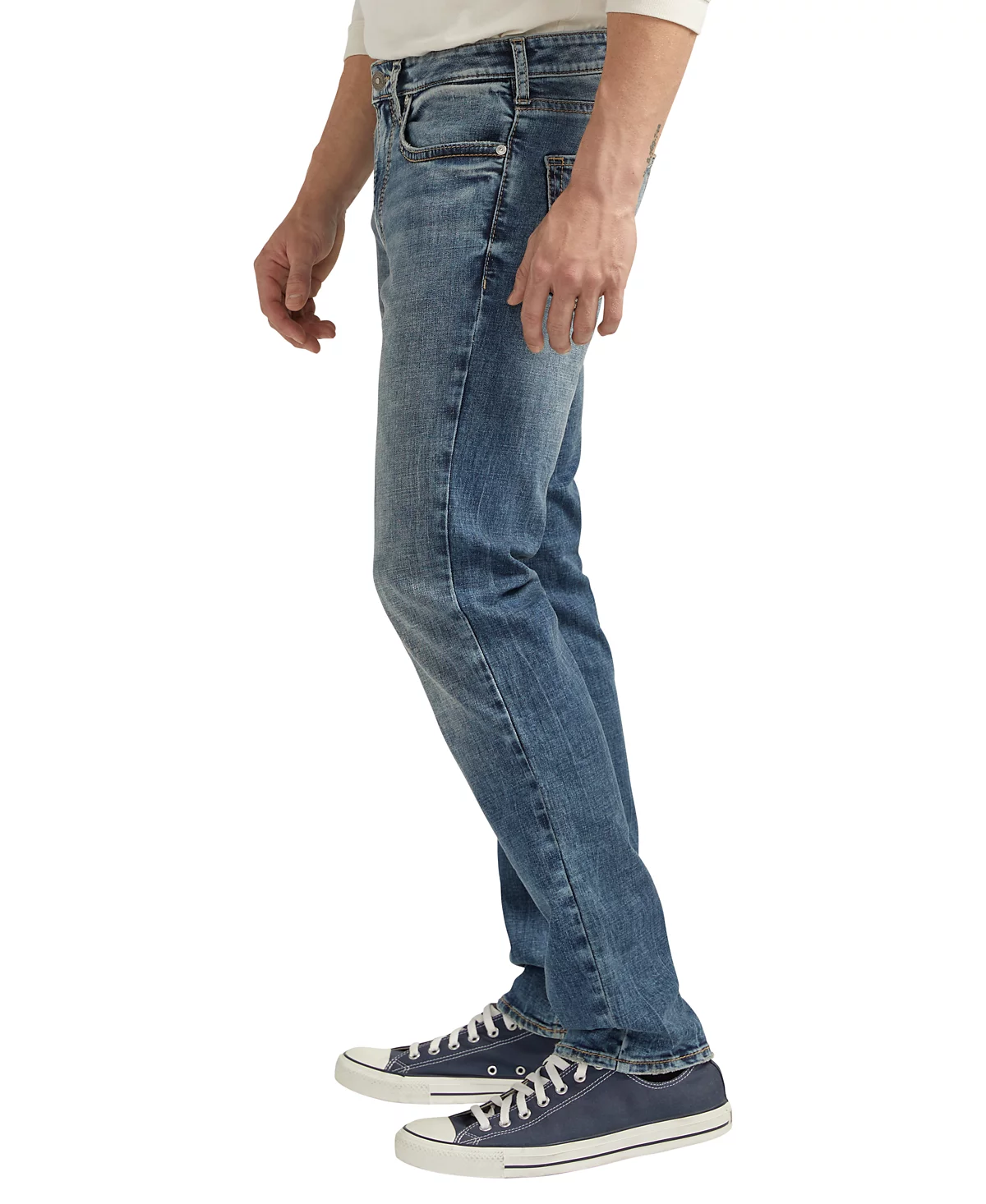 Мужские джинсы Konrad Slim Fit зауженного кроя от Silver Jeans Co.