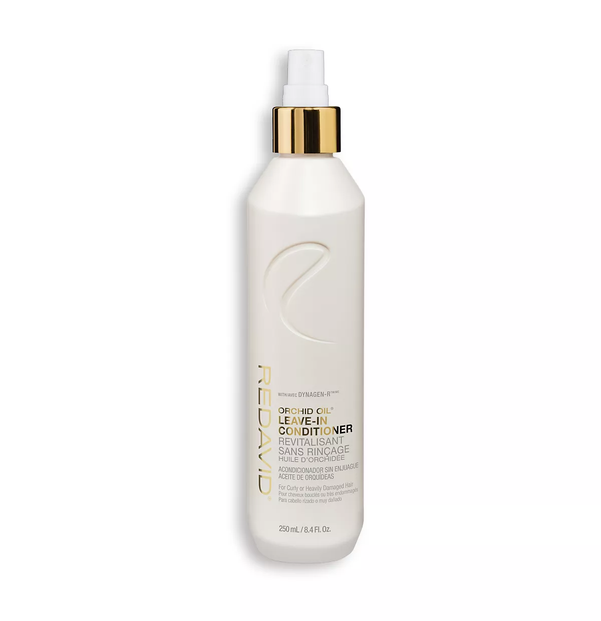 REDAVID Salon Products Несмываемый кондиционер с маслом орхидеи для вьющихся или сильно поврежденных волос, 250 мл