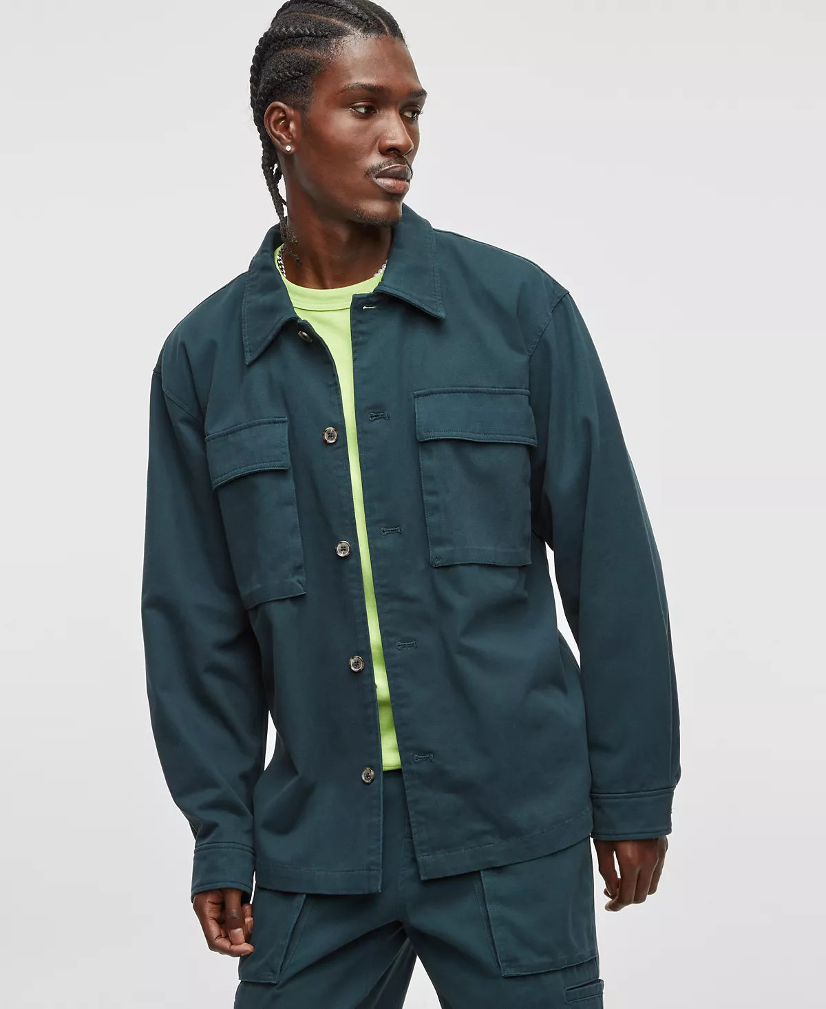 Мужская куртка-рубашка свободного кроя созданная для Macys 7890₽