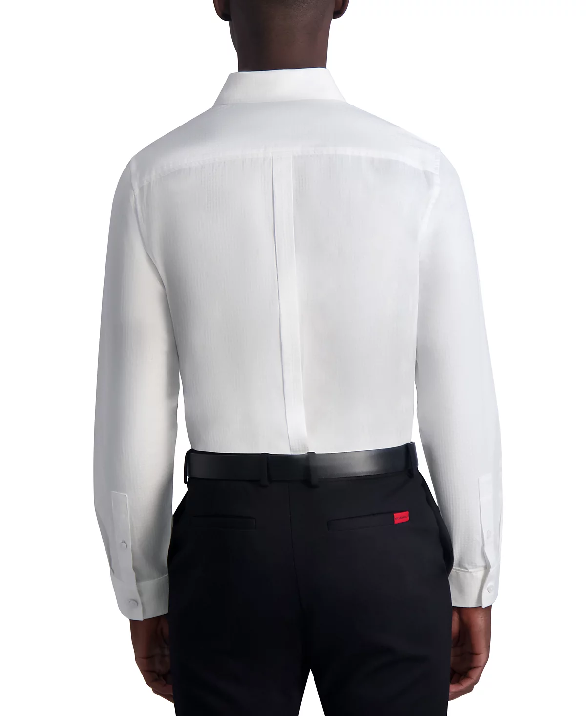 Мужская приталенная тканая рубашка от Карла Лагерфельда в Париже 9390₽