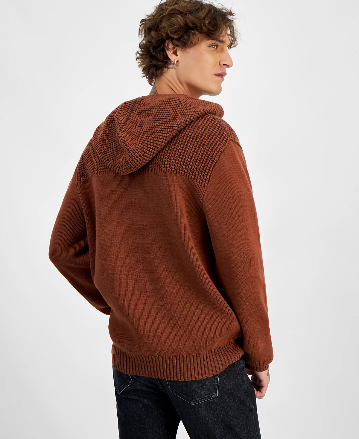 Мужской свитер с капюшоном Sun Stone созданный для Macys 6690₽