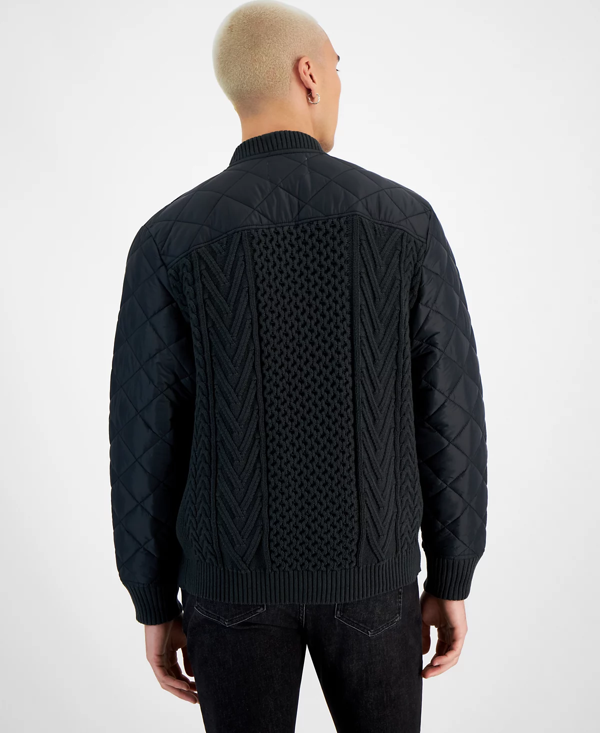 Мужская куртка из трикотажной смеси Sun Stone созданная специально для Macys 8590₽