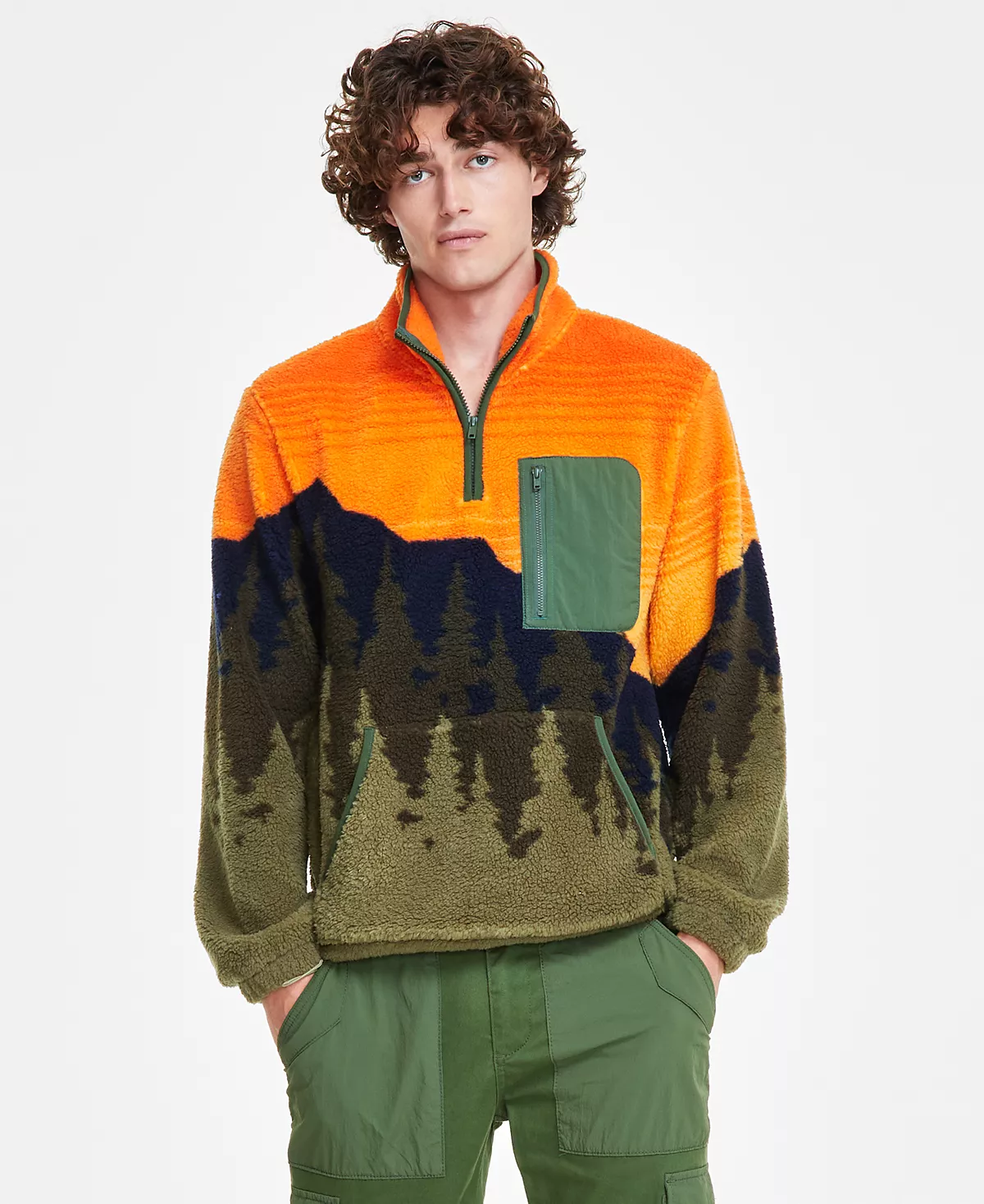 Мужская толстовка Arthur Sunset Sherpa созданная для Macys 6690₽