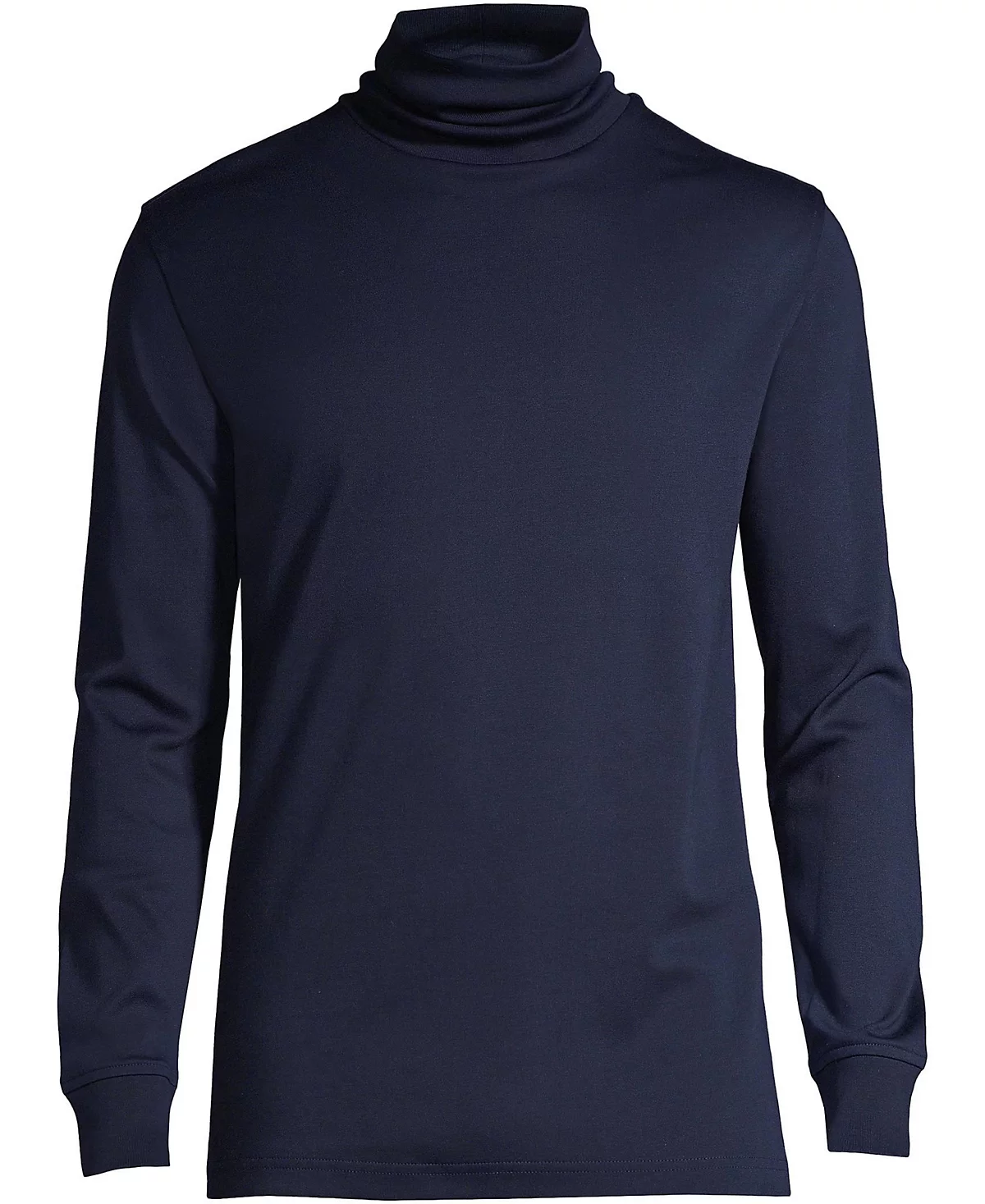 Хлопковая водолазка Supima с высоким воротом от Lands End Big - Tall 7290₽