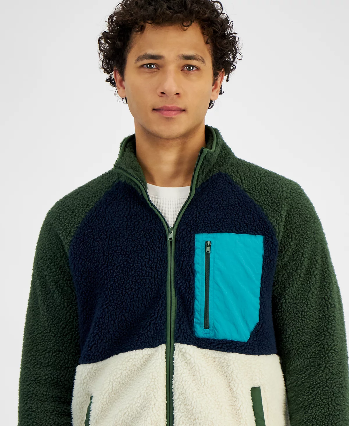 Мужская толстовка Stuart с цветными вставками Sun Stone эксклюзивно представленная в Macys 6690₽