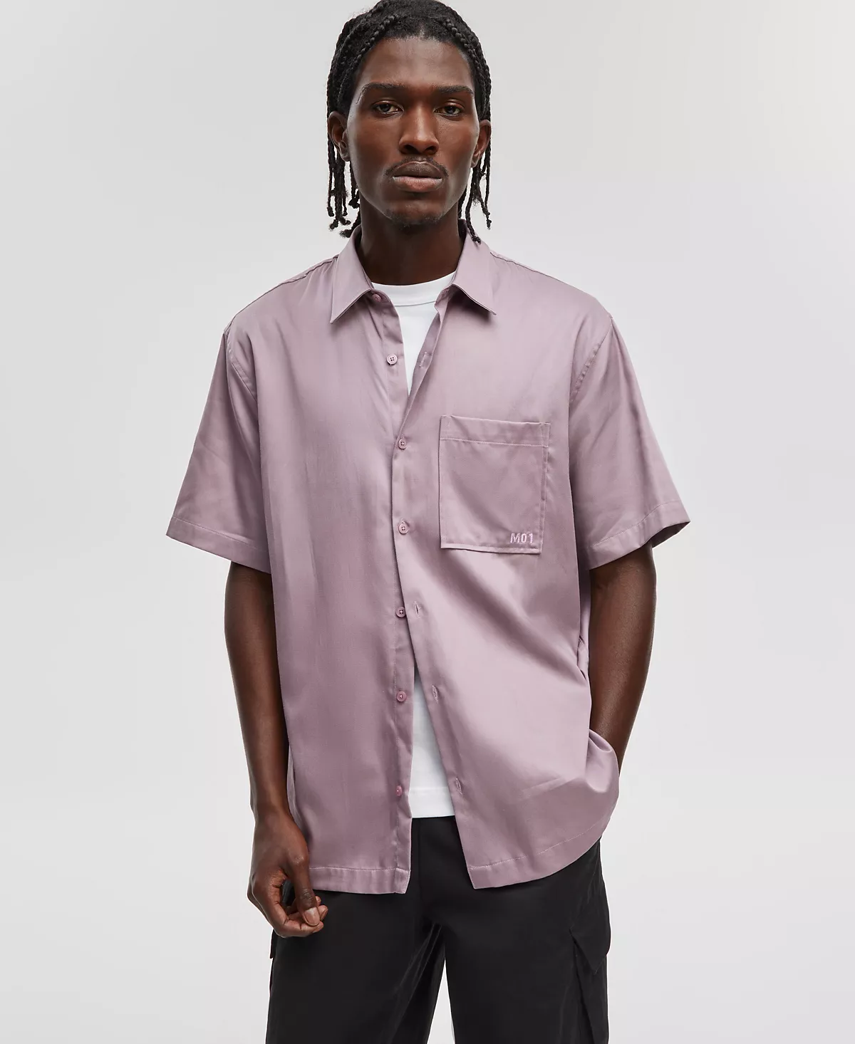 Мужская рубашка свободного кроя на пуговицах созданная для Macys 3790₽