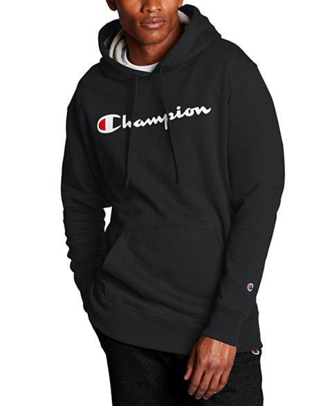 Худи Champion Powerblend Script Logo Black