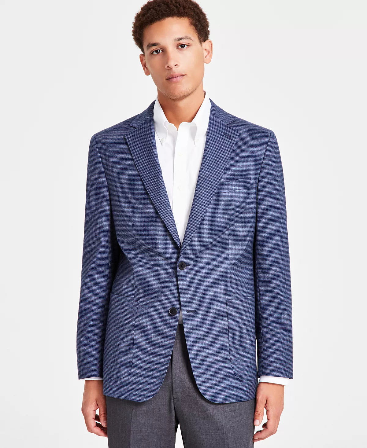 Мужское спортивное пальто из смеси шерсти классического кроя от B by 49990₽