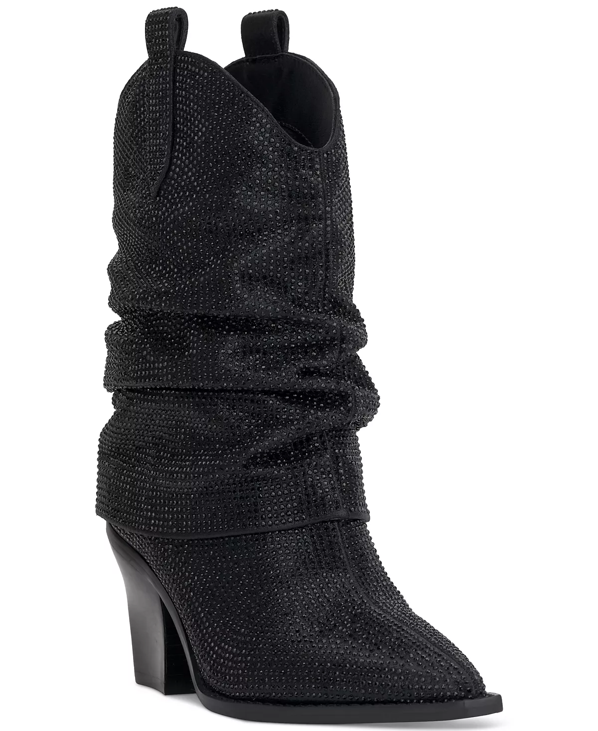 Женские ковбойские пинетки с напуском украшенные Геморрой 11290₽