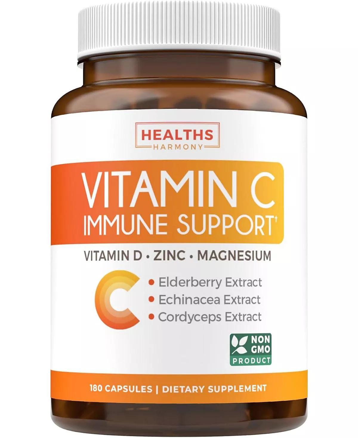 Капсулы для поддержания иммунитета с витамином С Гармония здоровья 180 карат 4790₽