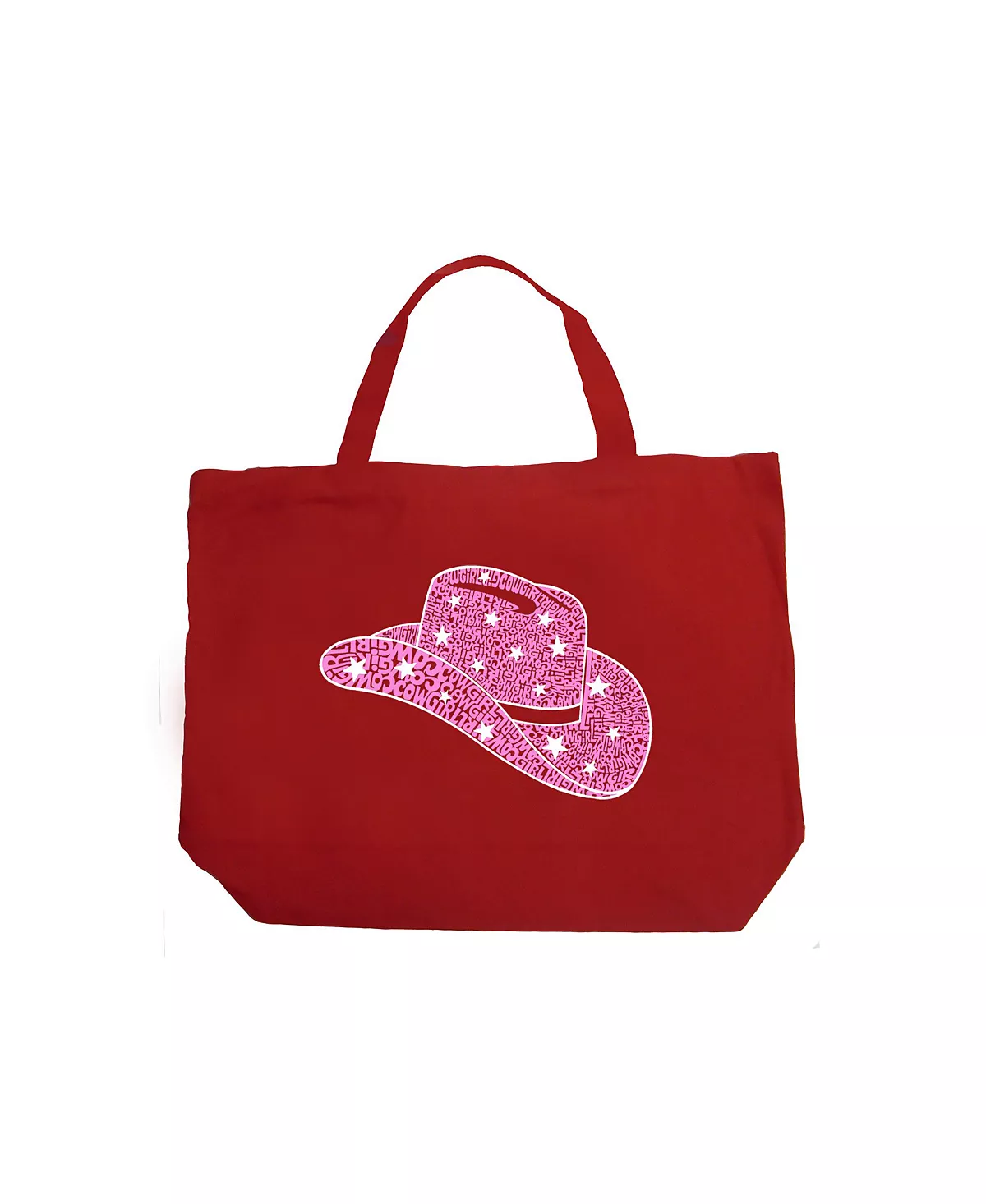 Ковбойская шляпа - Большая сумка в стиле Word Art