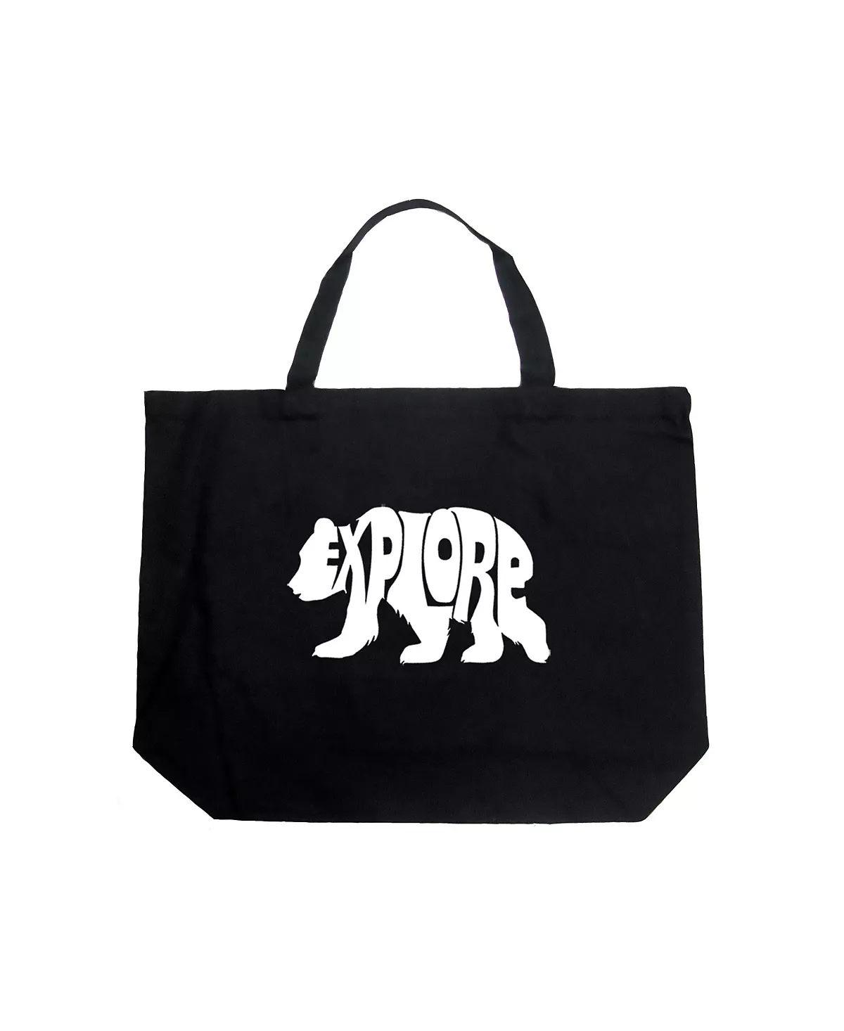 Исследуйте - Большая сумка в стиле Word Art 2390₽