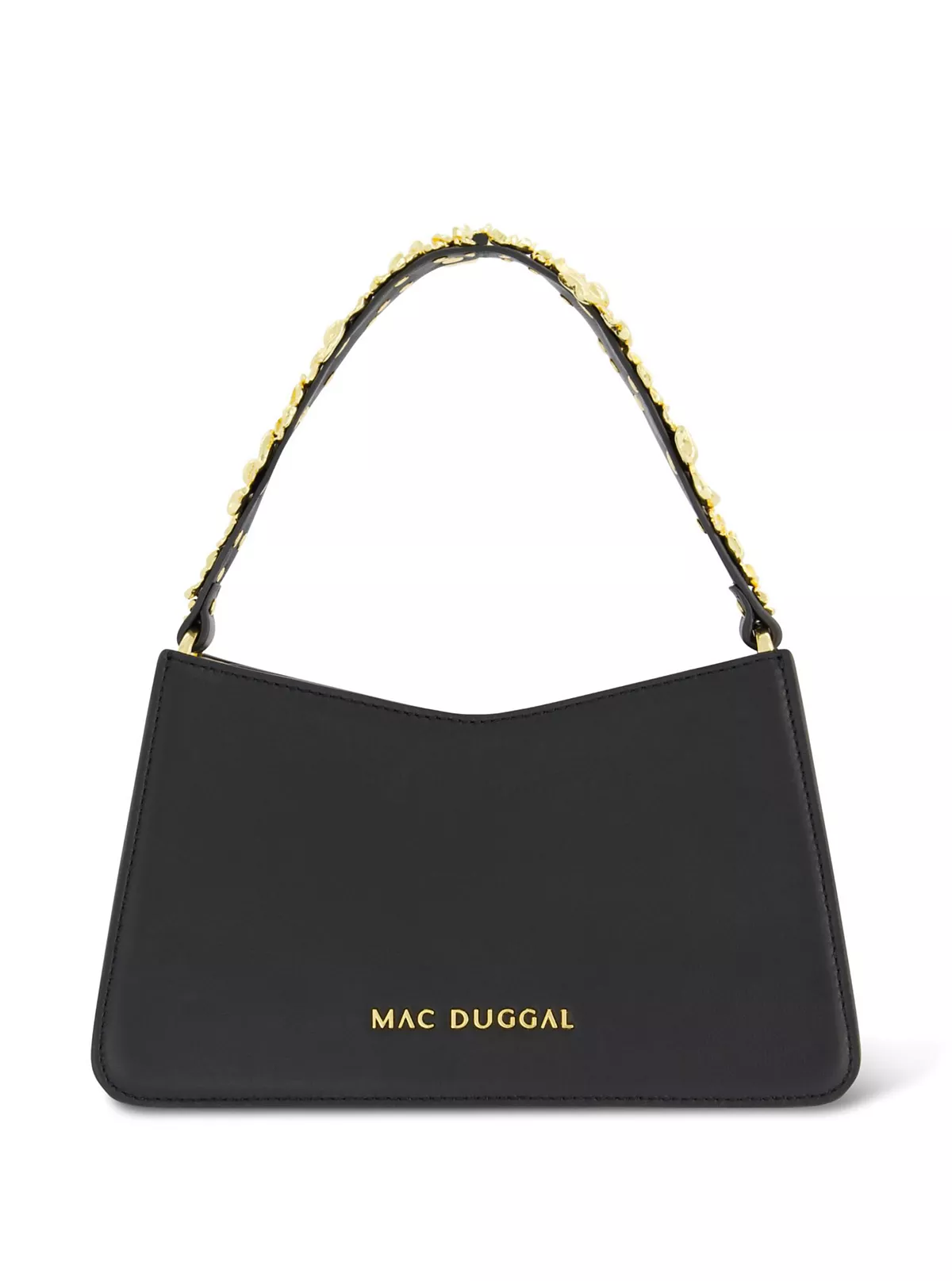 Сумка через плечо из кожи Наппа с золотым цветочным ремешком 56690₽