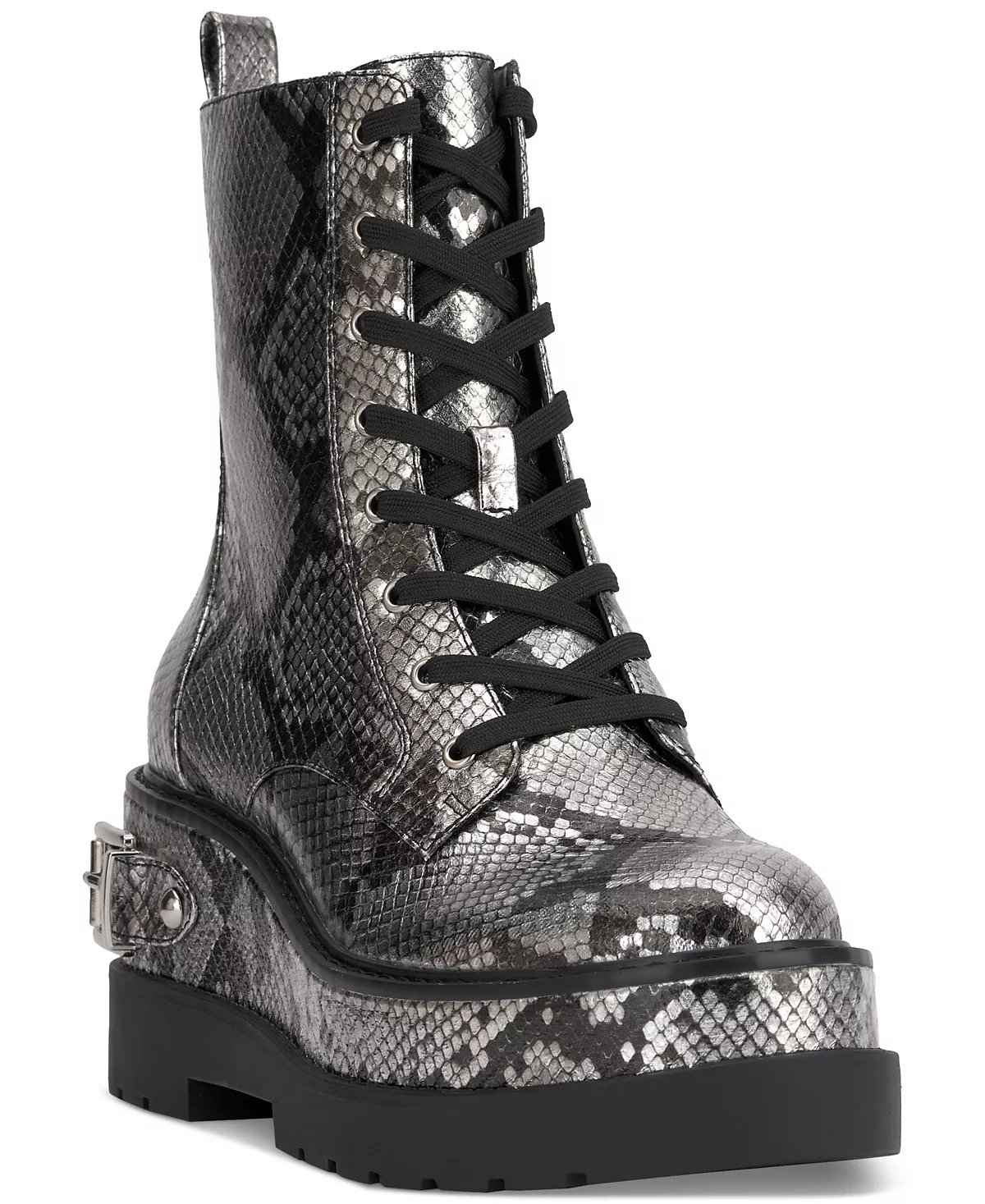 Женские ботильоны Imelda на танкетке и платформе со шнуровкой 12090₽