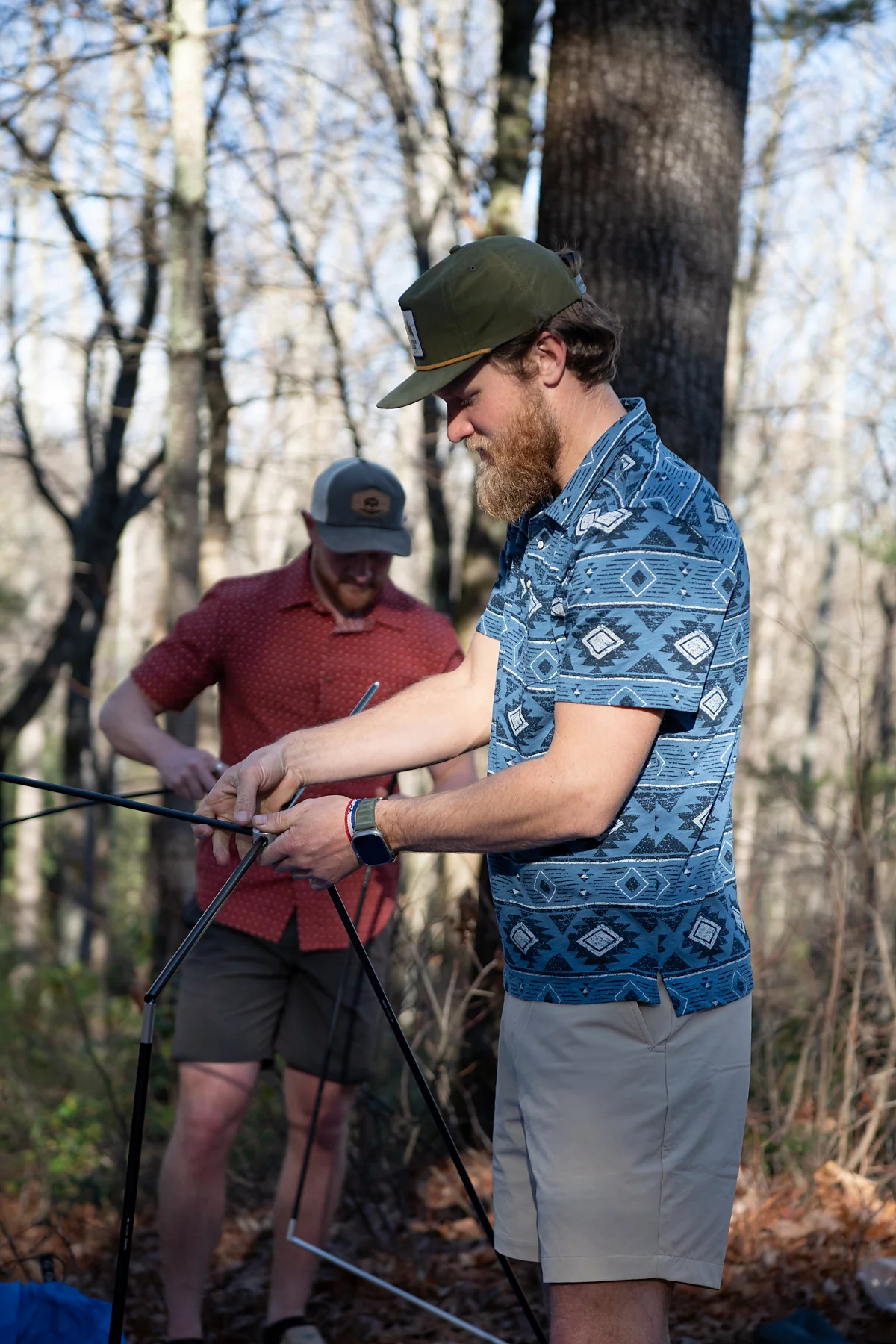 Мужское поло цвета горного хаки с принтом Ranger