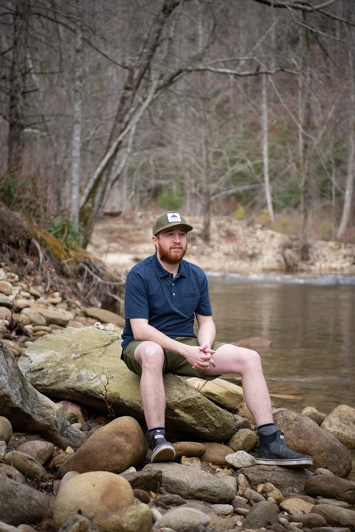 Мужское поло Ranger цвета горного хаки