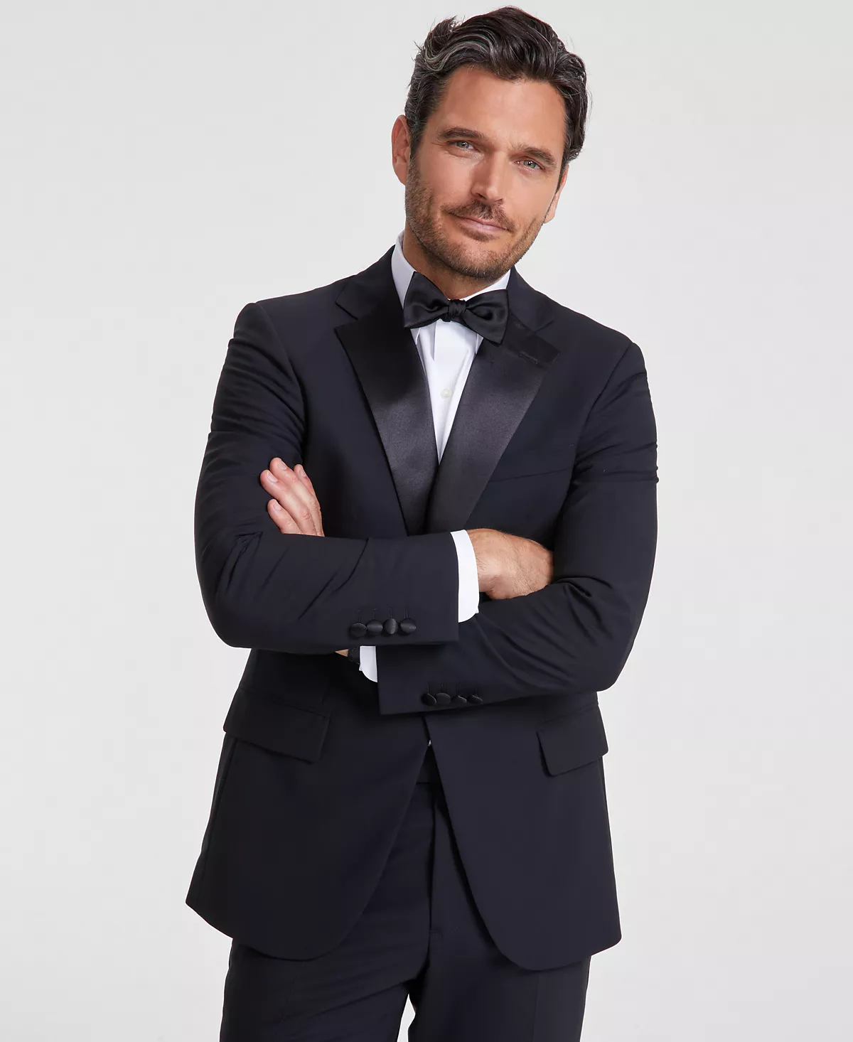 Мужской смокинг из смеси шерсти классического кроя от Brooks Brother от B by Brooks Brother 25290₽