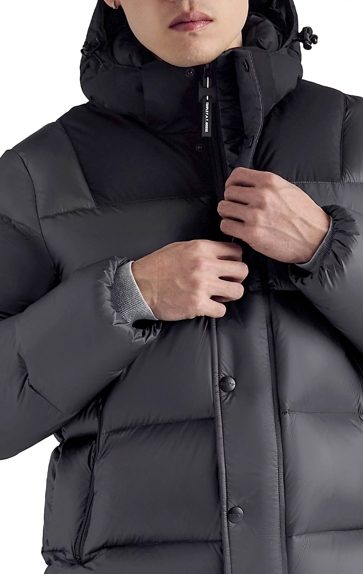 Тройной пуховик F.A.T. Goose Big - Tall Rockhopper на пуху Фугу