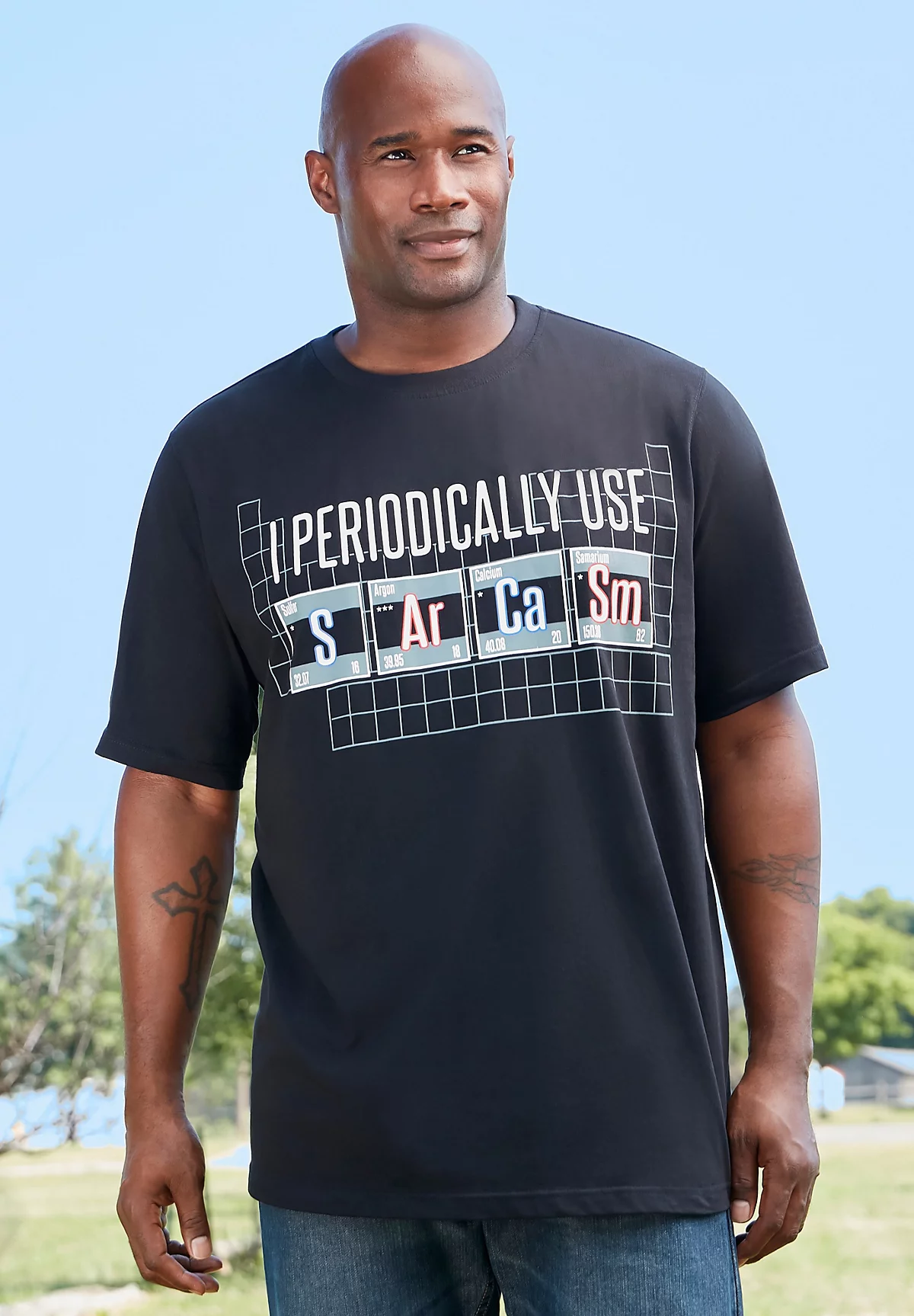 Футболка с графическим слоганом KingSize Big - Tall 5390₽