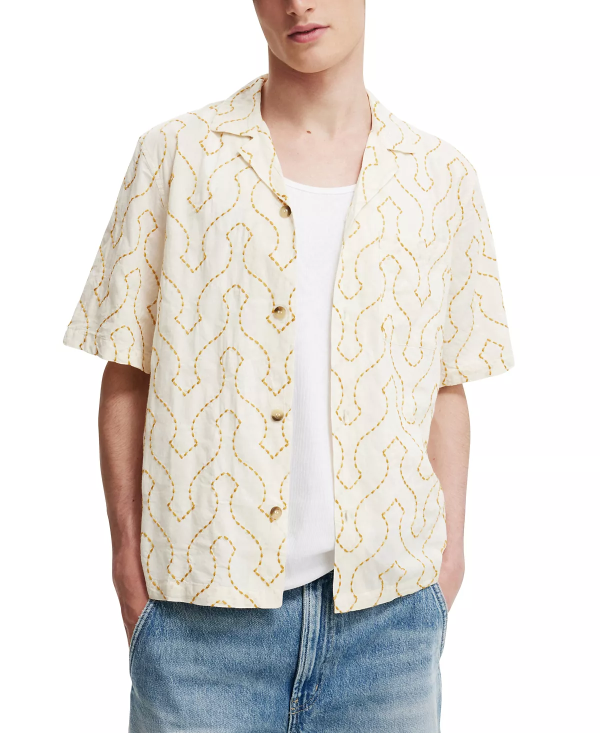 Мужская рубашка Cabana с коротким рукавом