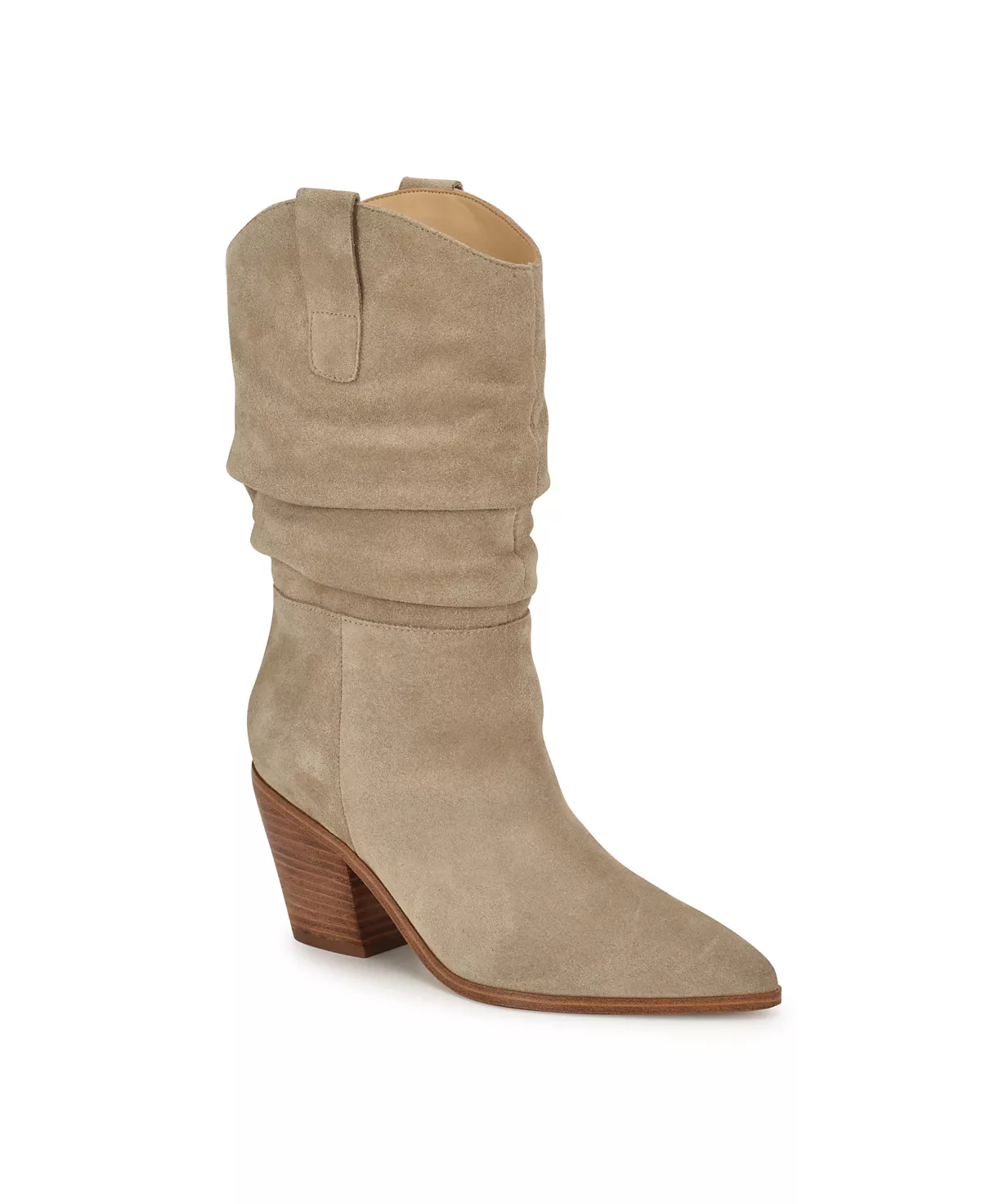 Женские ботильоны-платья Kadon с острым носком на блочном каблуке 20390₽