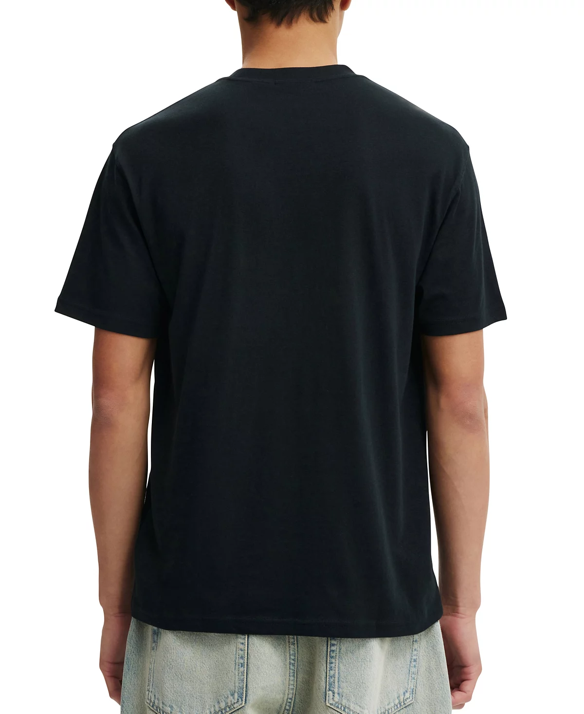 Мужская футболка свободного кроя из хлопка с лицензией колледжа свободного кроя 3290₽