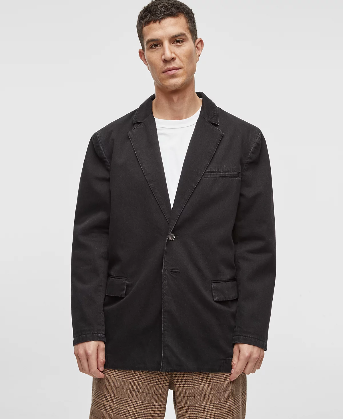 Модный мужской джинсовый блейзер Caray эксклюзивно представленный в Macys 15890₽