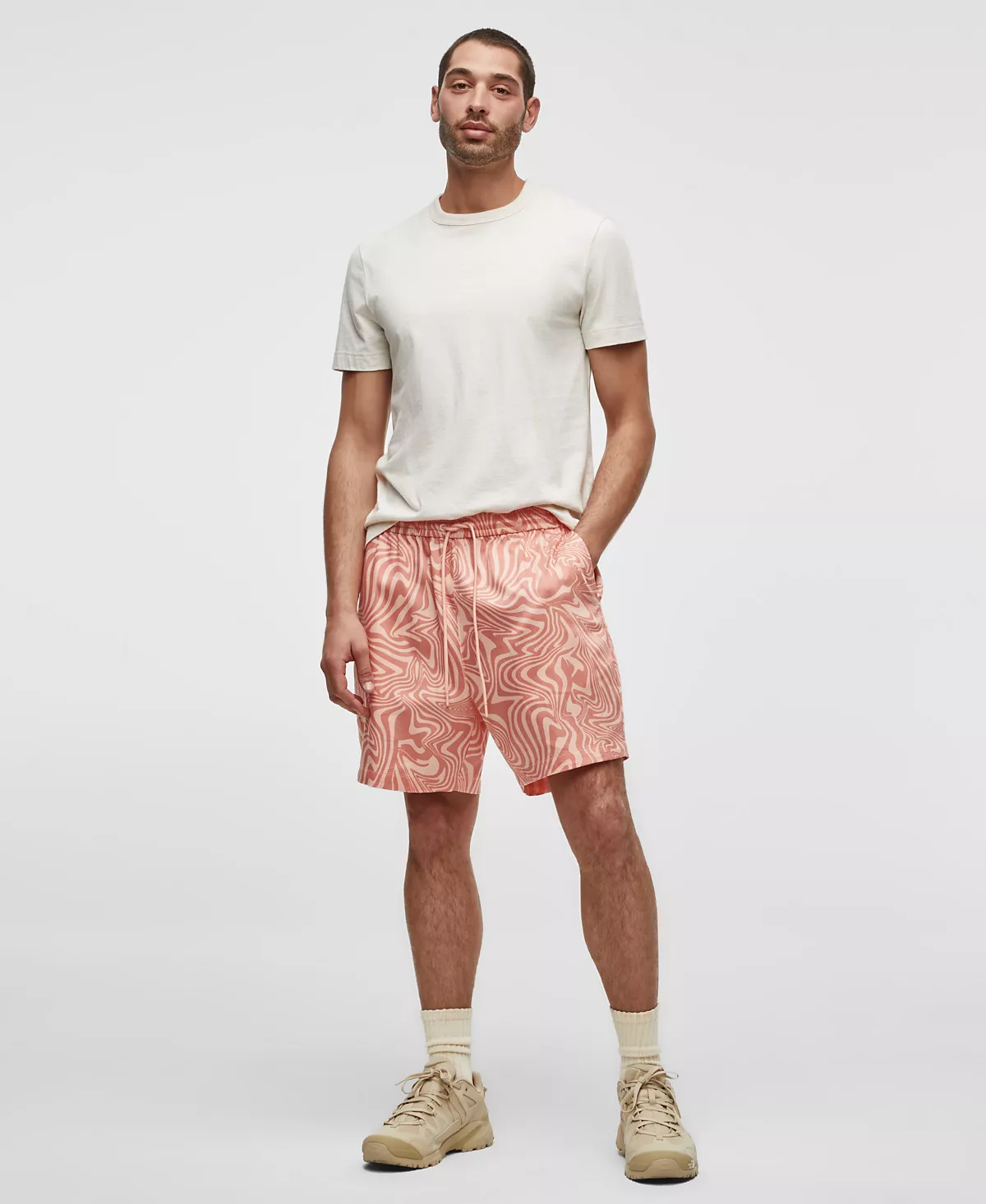 Мужские шорты свободного кроя Distorted Wave эксклюзивно в Macy's