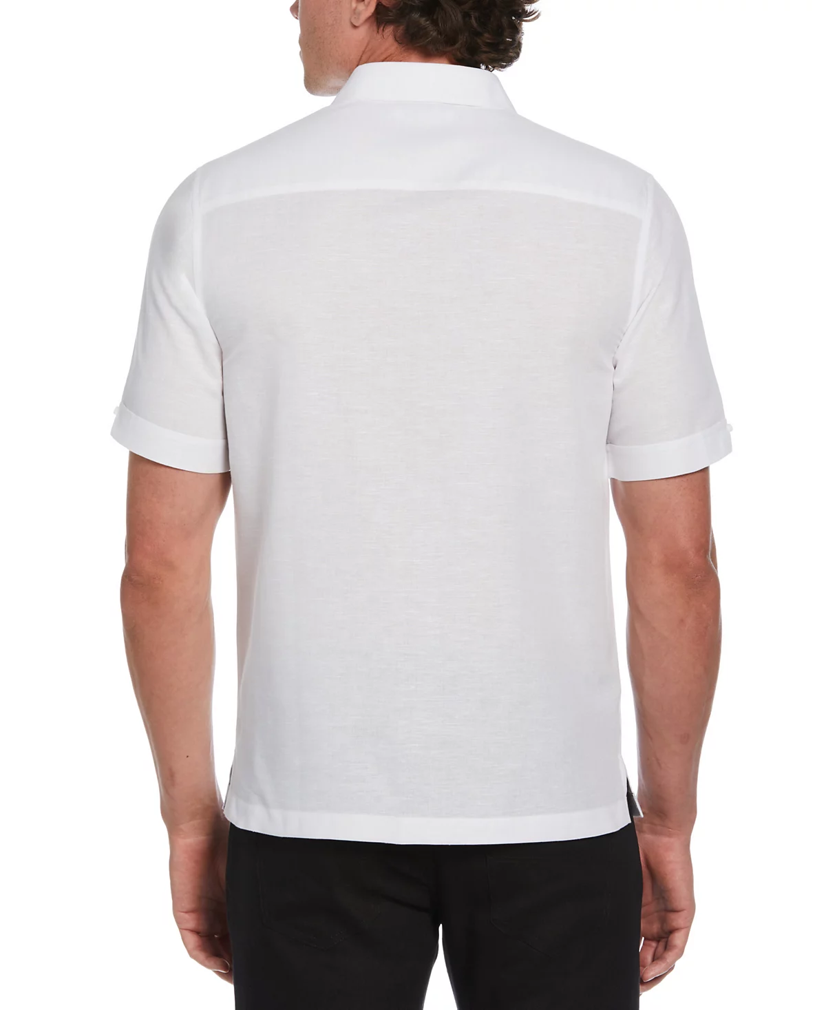 Мужская рубашка в полоску с градиентной вставкой спереди и короткими рукавами Cubavera 7590₽