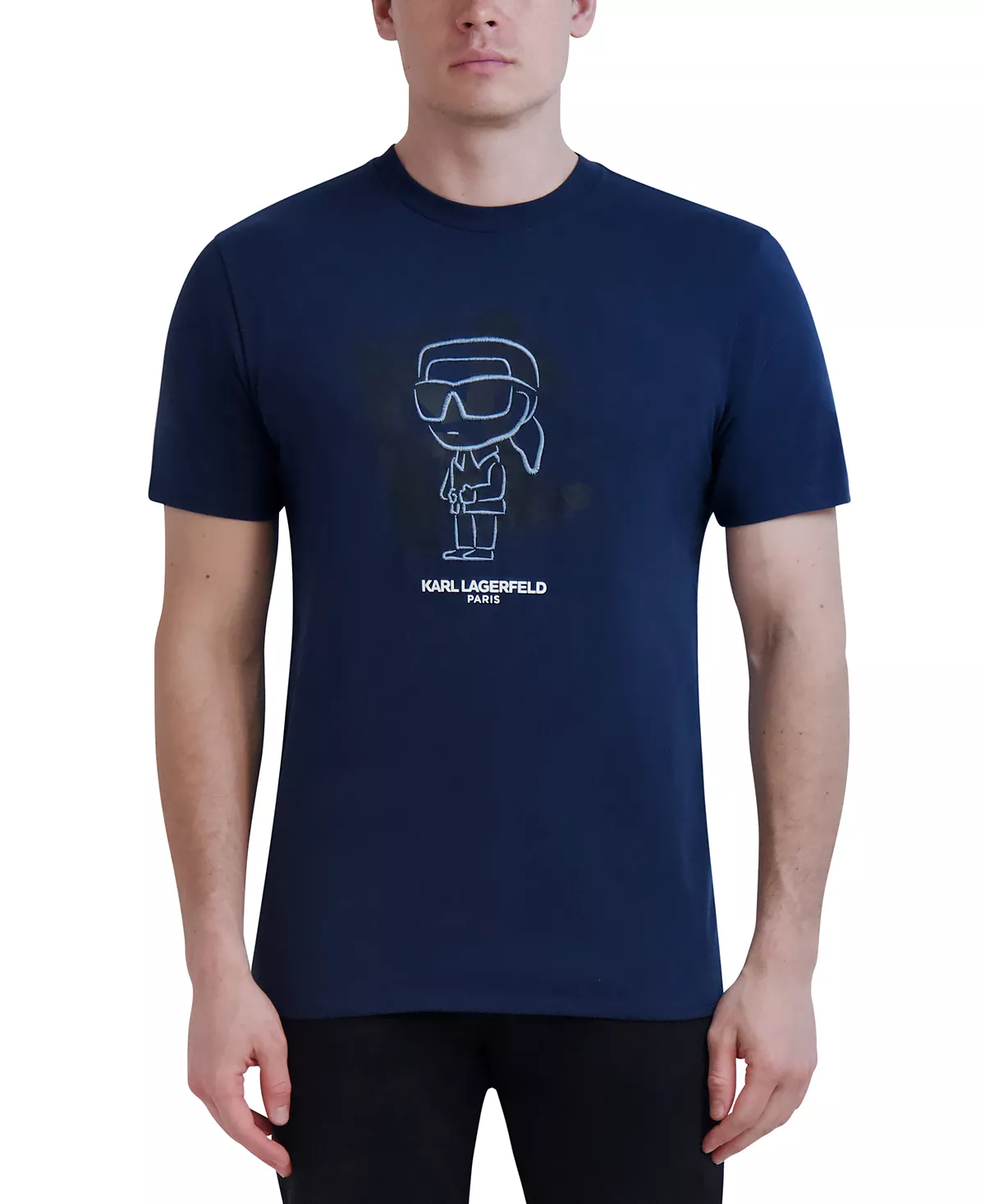 Мужская хлопковая футболка с логотипом Karl 6690₽