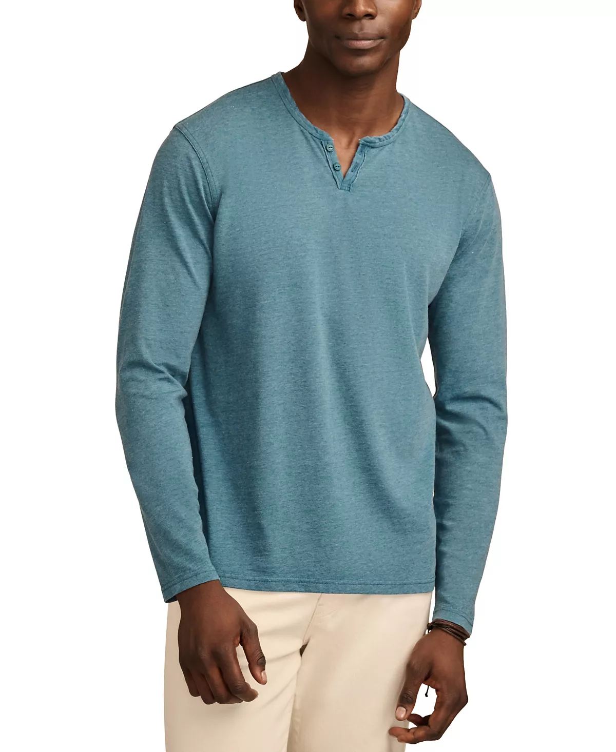 Мужская рубашка с выгоревшим вырезом и длинными рукавами 5090₽