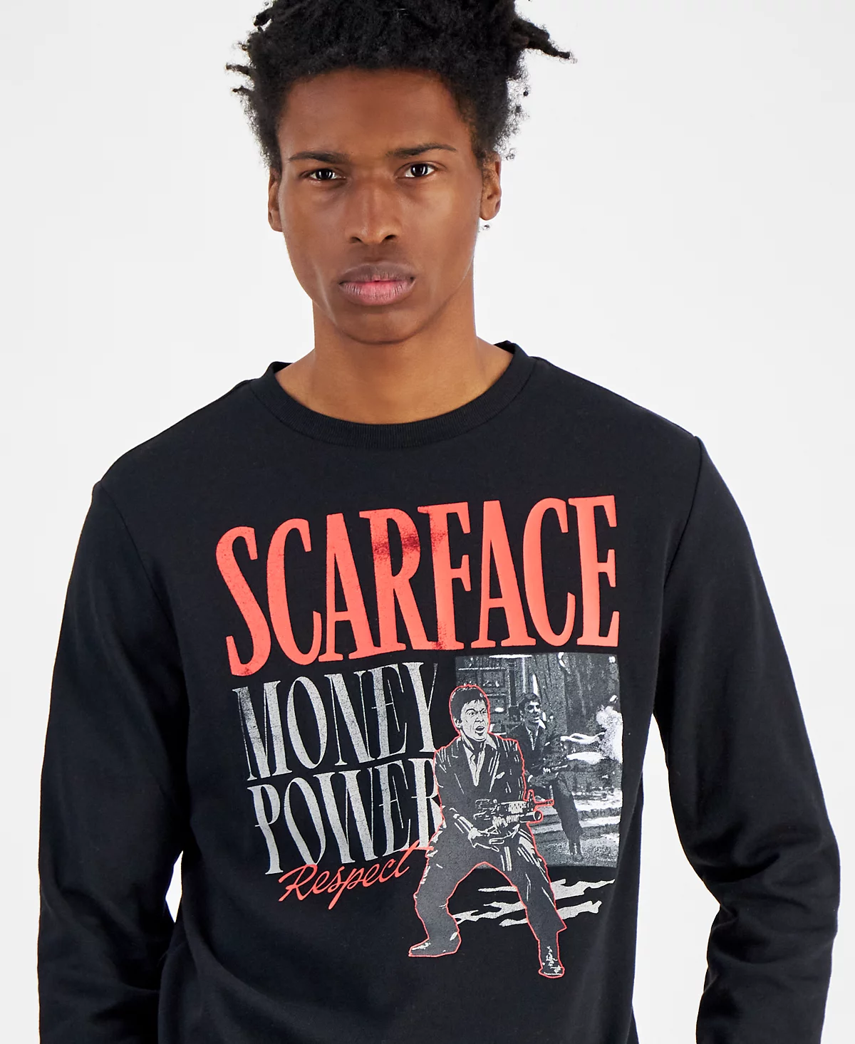 Гибридная мужская флисовая толстовка Scarface Miami Regular-Fit с принтом 2790₽