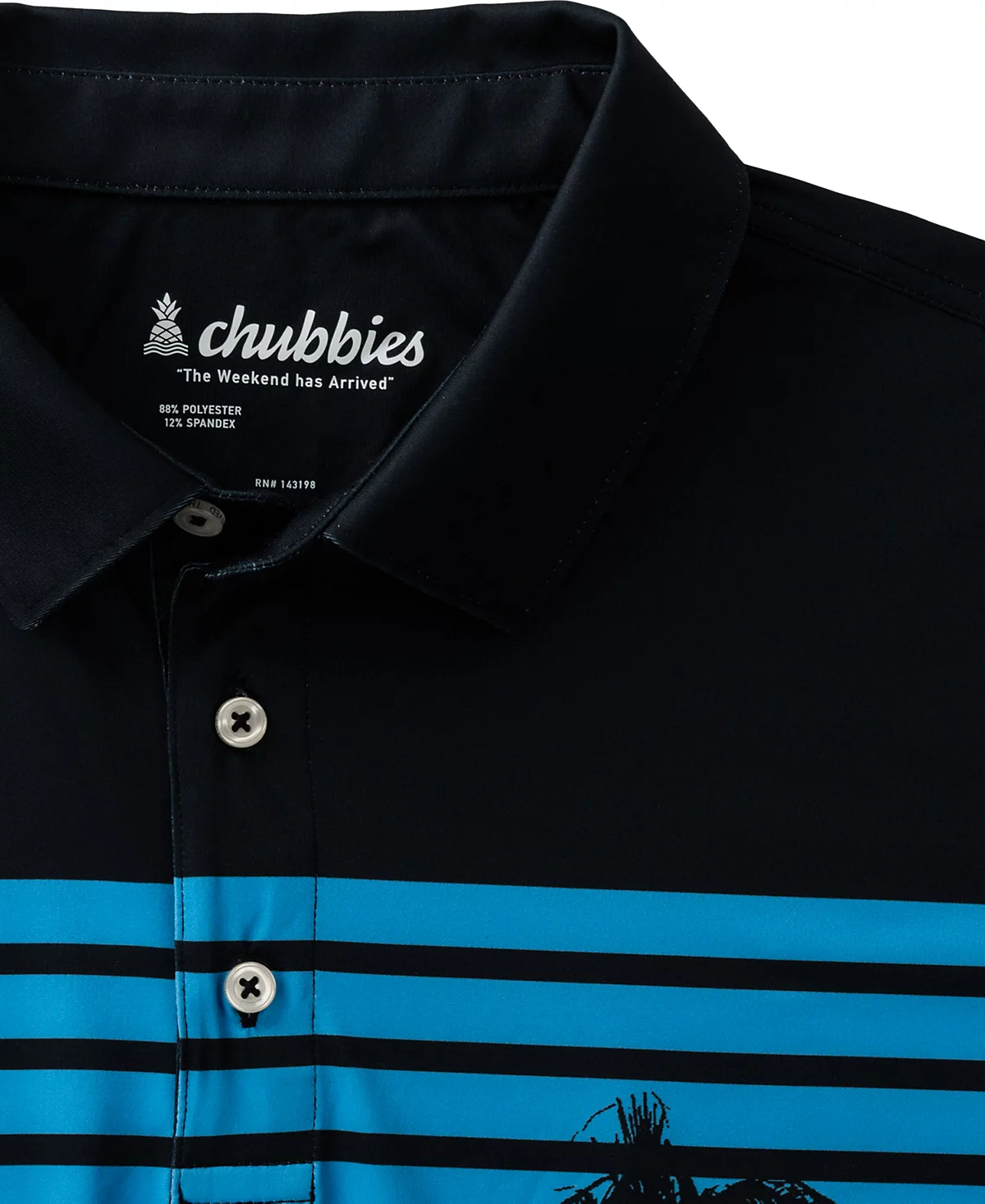 Мужская рубашка-поло The Twilight Palms от Chubbies сшитая на заказ по индивидуальному заказу 11290₽