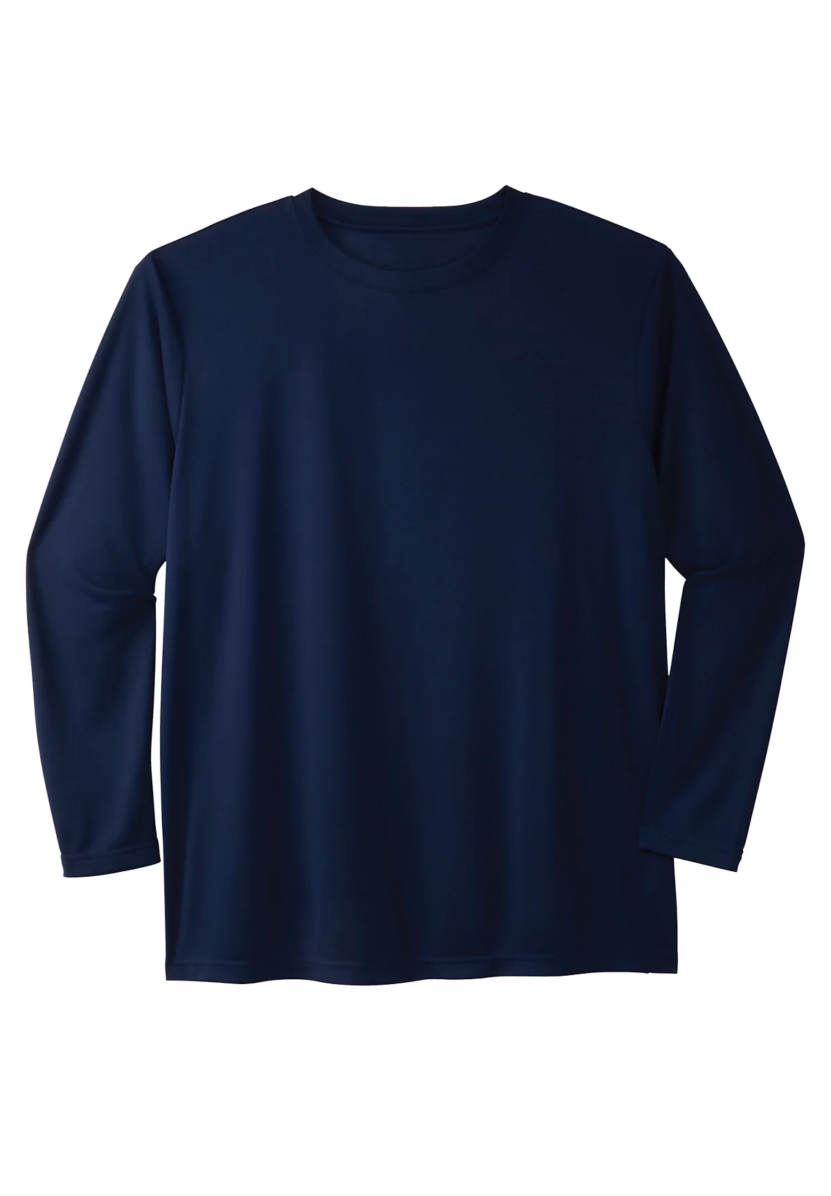 Футболка с круглым вырезом и длинными рукавами KingSize Big - Tall без пота 5590₽