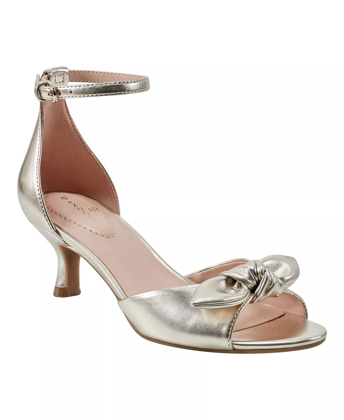 Женские модельные босоножки Andora с бантом на каблуке котенок 13090₽