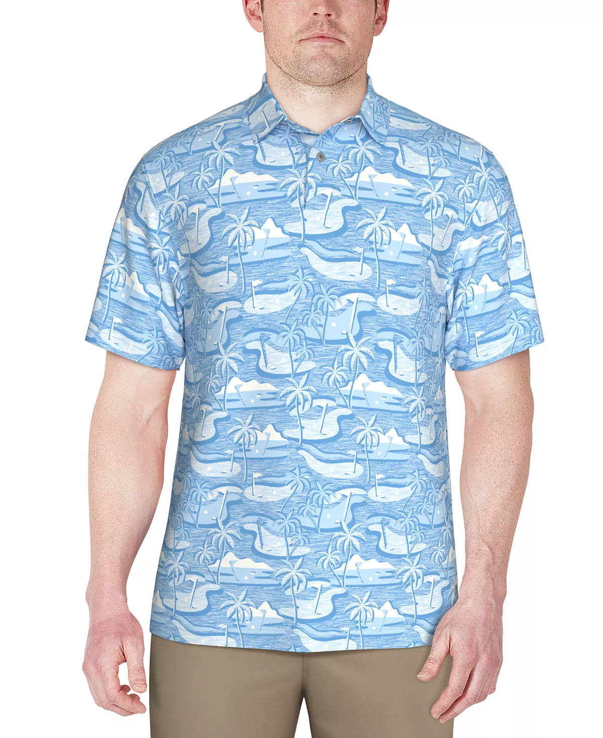 Мужская рубашка поло с рисунком Island Graphic 4490₽