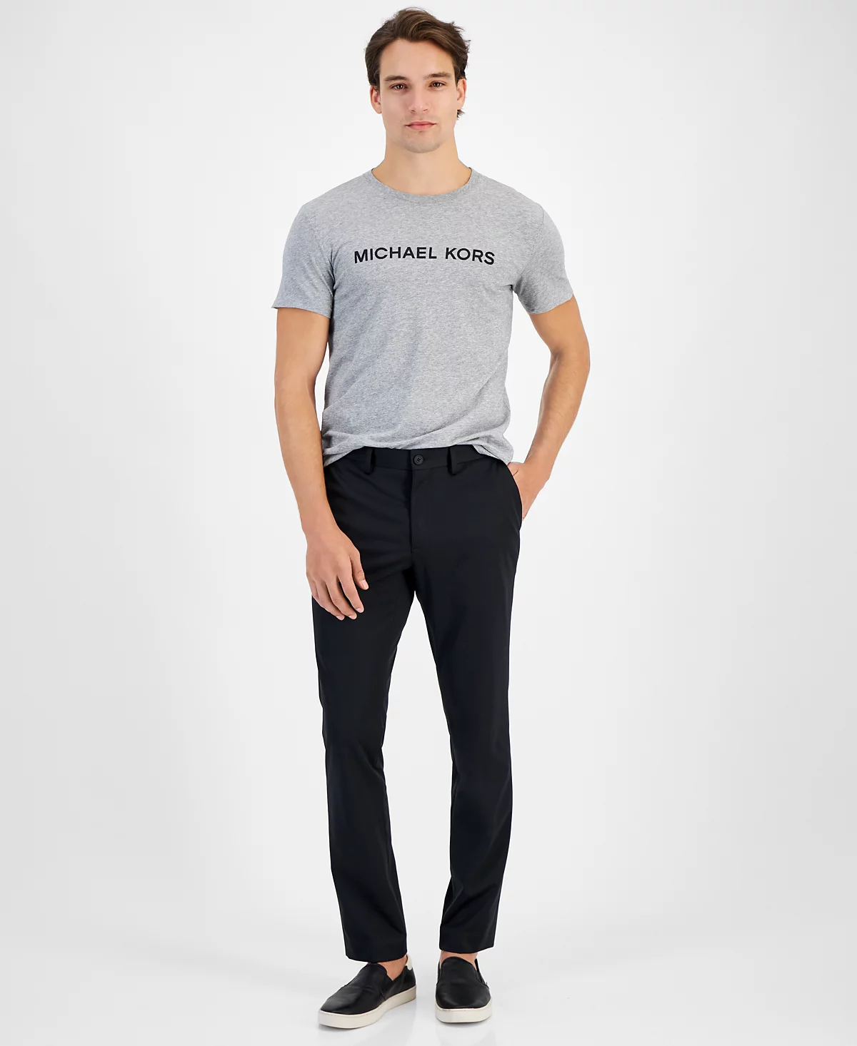 Мужские брюки Michael Kors Jet Set Slim-Fit Stretch Tech от Michael Kors 9790₽