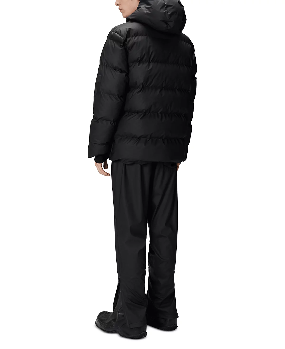 Мужская непромокаемая пуховая куртка Rains Alta с капюшоном от дождя 32690₽