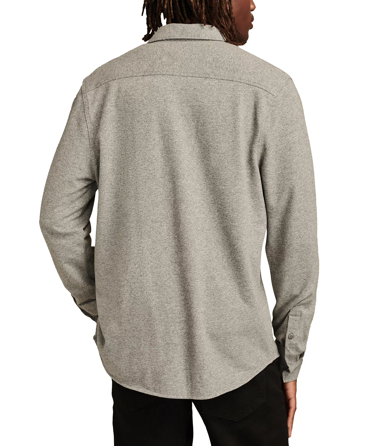 Мужская трикотажная оксфордская рубашка с длинным рукавом и пуговицами спереди от бренда Lucky 5290₽