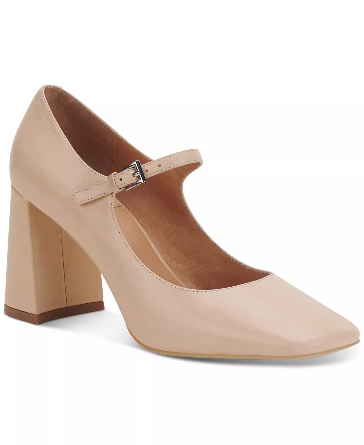 Туфли-лодочки Mary Jane на блочном каблуке от Bourdin с острым носком 12890₽