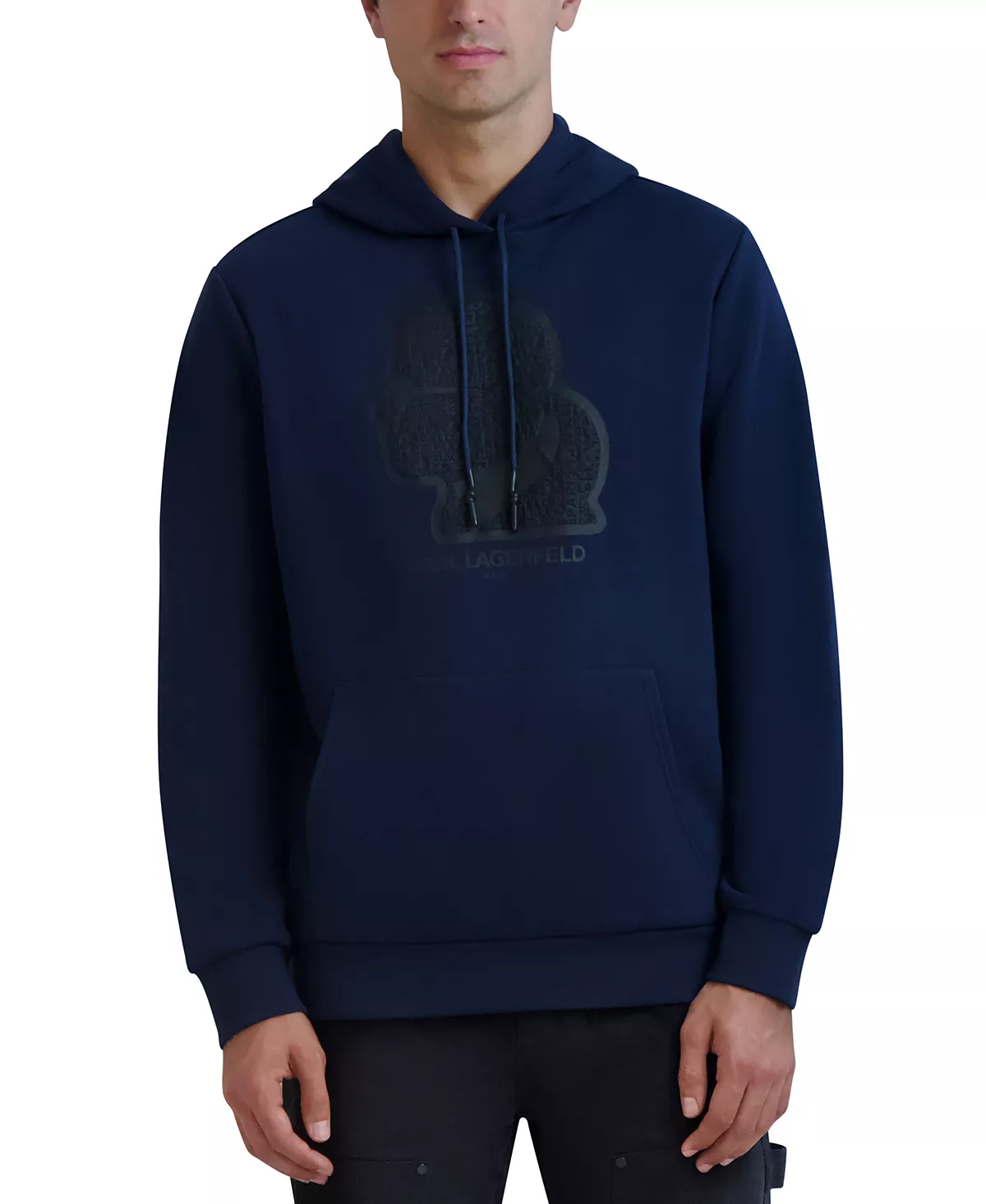 Мужская толстовка с капюшоном в стиле Профиль от Карла Лагерфельда в Париже 14090₽